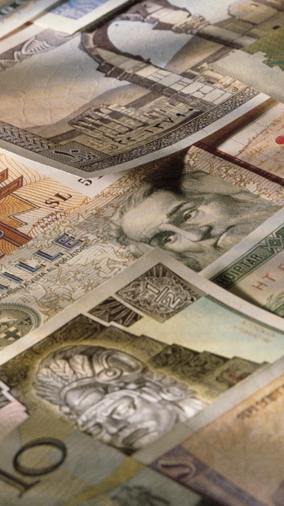 Обои Валюта, банкнота, деньги, Банк, наличные деньги в разрешении 1080x1920