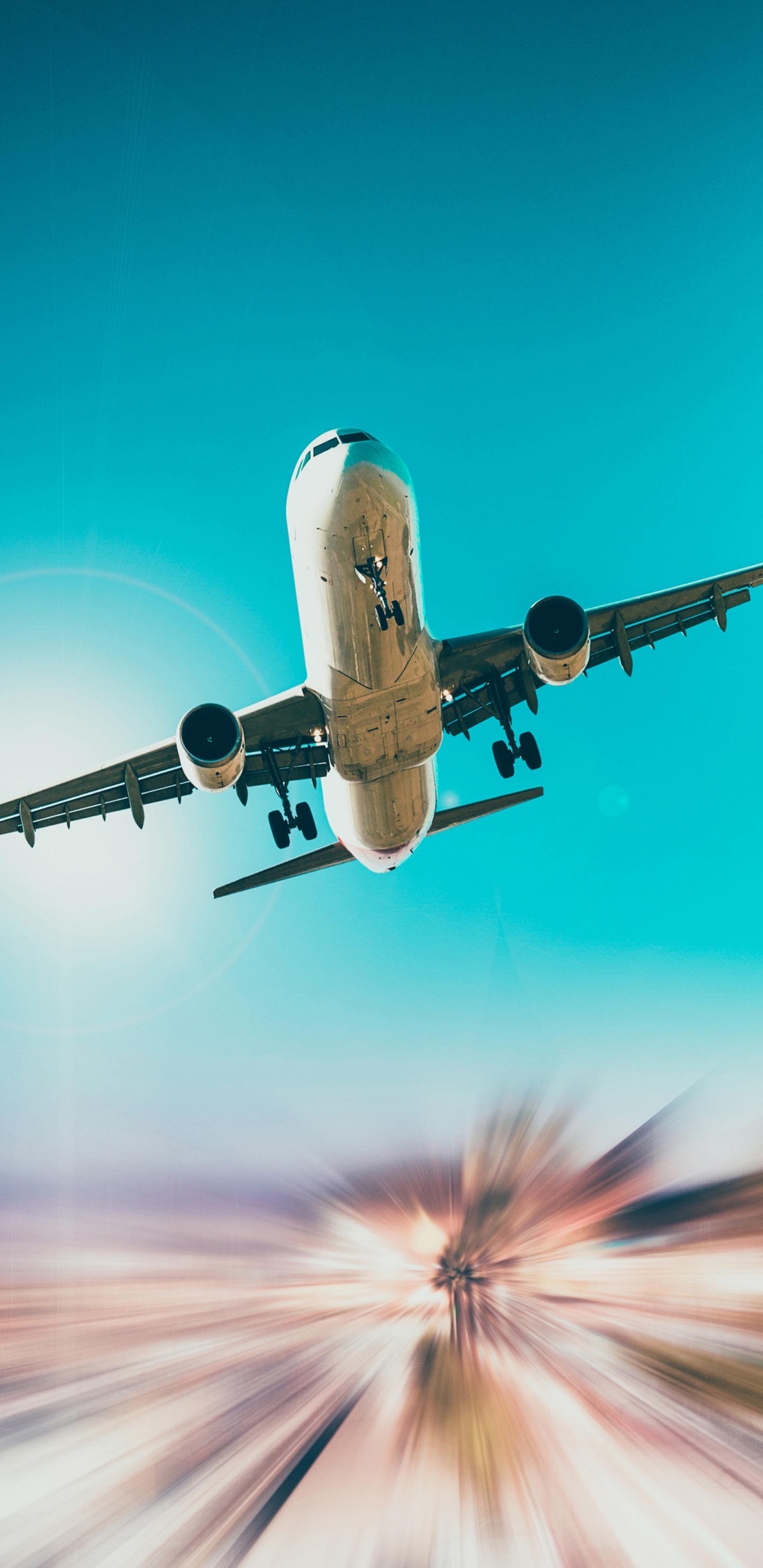 Обои аэрокосмический маркетинга, самолет, самолеты, полет, авиация в разрешении 1440x2960