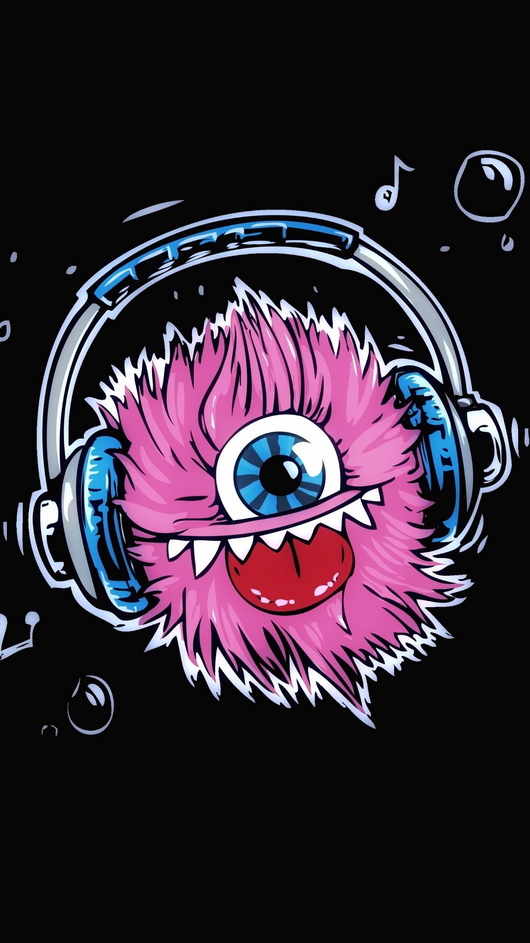 Обои яблоко, ios, арт, пурпурный цвет, графика в разрешении 1080x1920