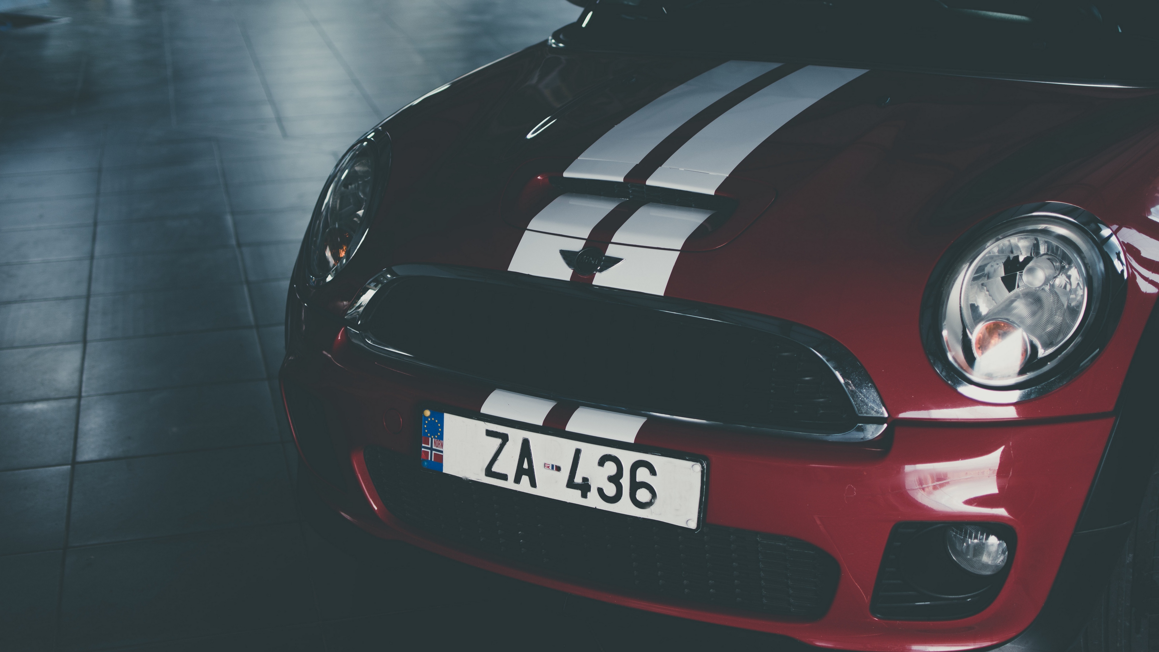 Обои mini cooper, фара, мини, авто, автомобиль в разрешении 3840x2160