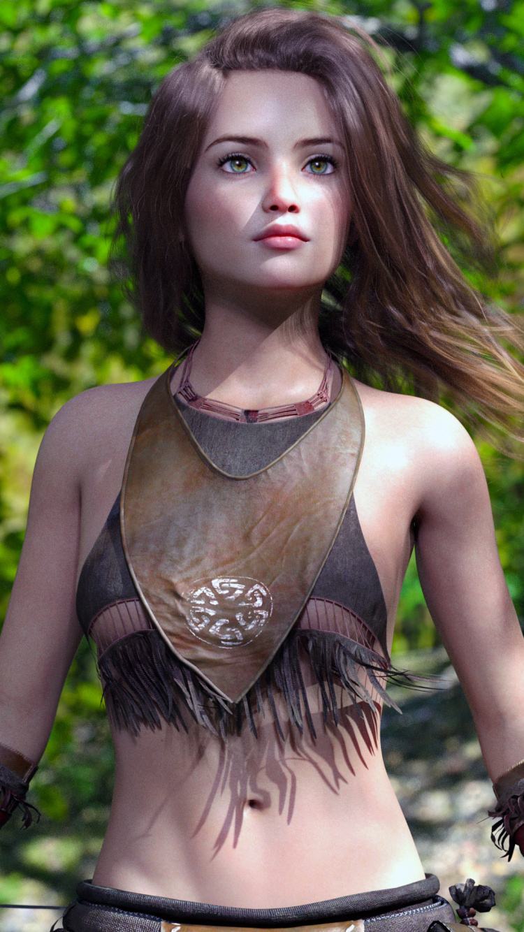 Обои красота, дерево, фэшн, модель, растение в разрешении 750x1334