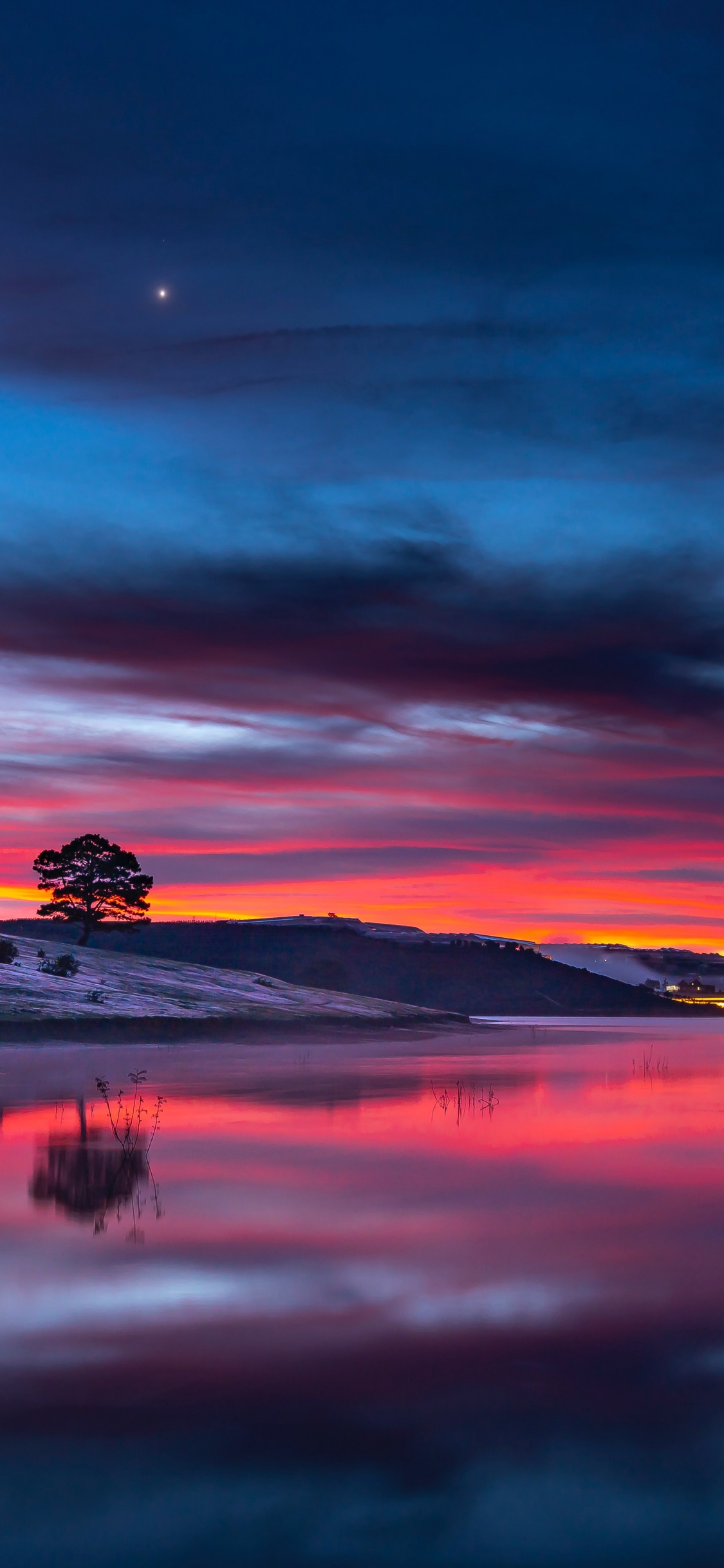 Обои природа, вода, синий, море, облако в разрешении 1125x2436