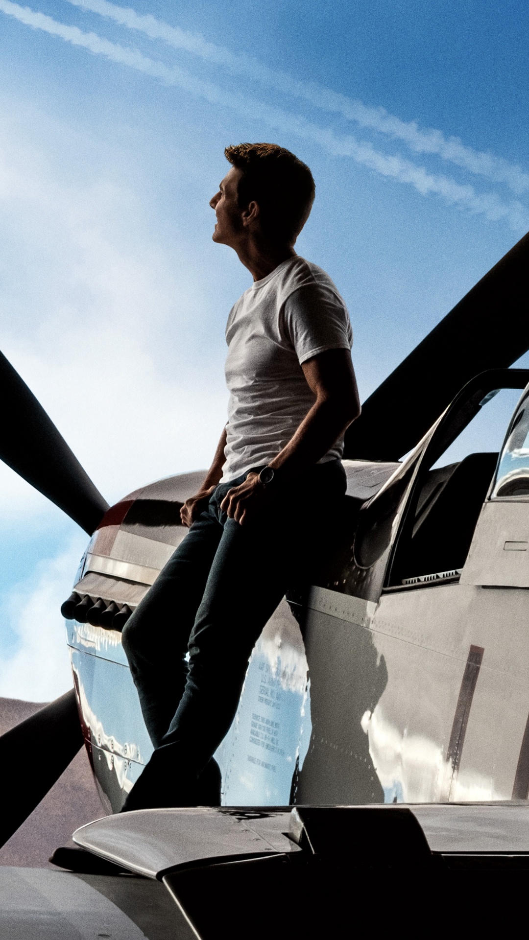 Обои Плакат Top Gun Maverick 2021, парамаунт пикчерз, Пит Маверик Митчелл, Брэдли Брэдшоу, постер в разрешении 1080x1920