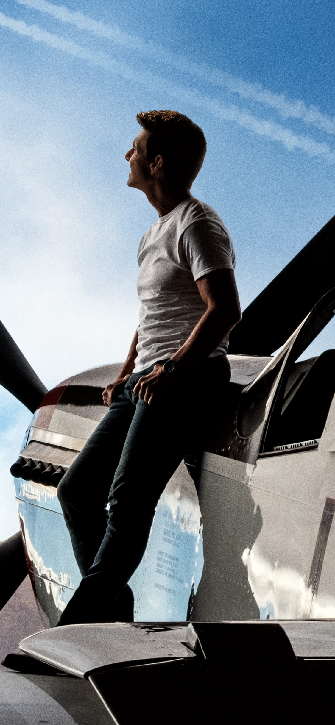 Обои Плакат Top Gun Maverick 2021, парамаунт пикчерз, Пит Маверик Митчелл, Брэдли Брэдшоу, постер в разрешении 1125x2436