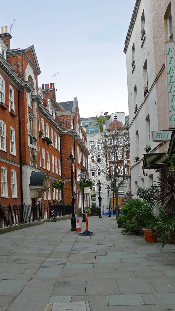 Обои соседство, городок, улица, дорога, город в разрешении 720x1280