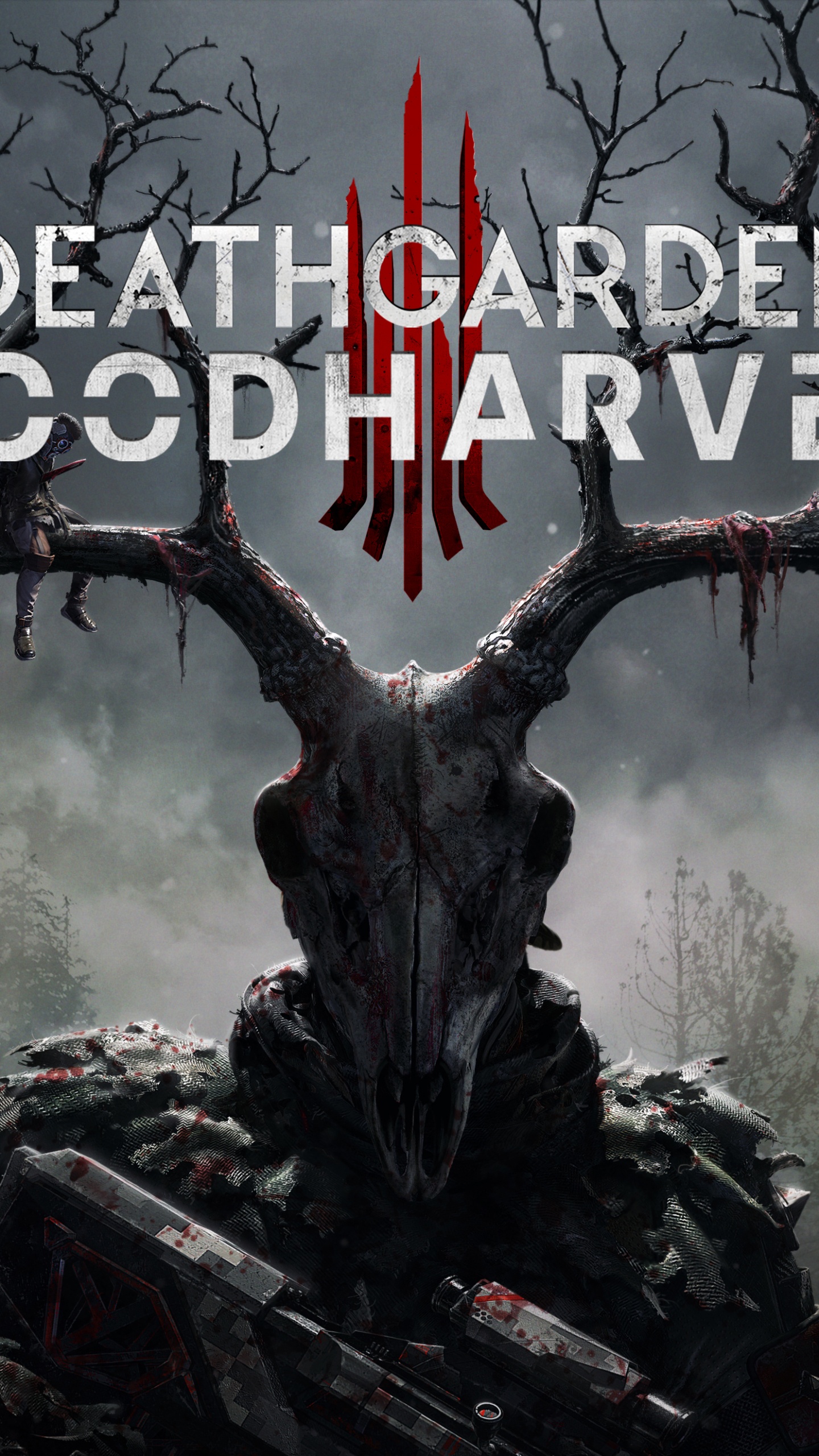 Обои Поведение Интерактивные, многопользовательская видео игра, компьютерная игра, дерево, темнота в разрешении 1440x2560