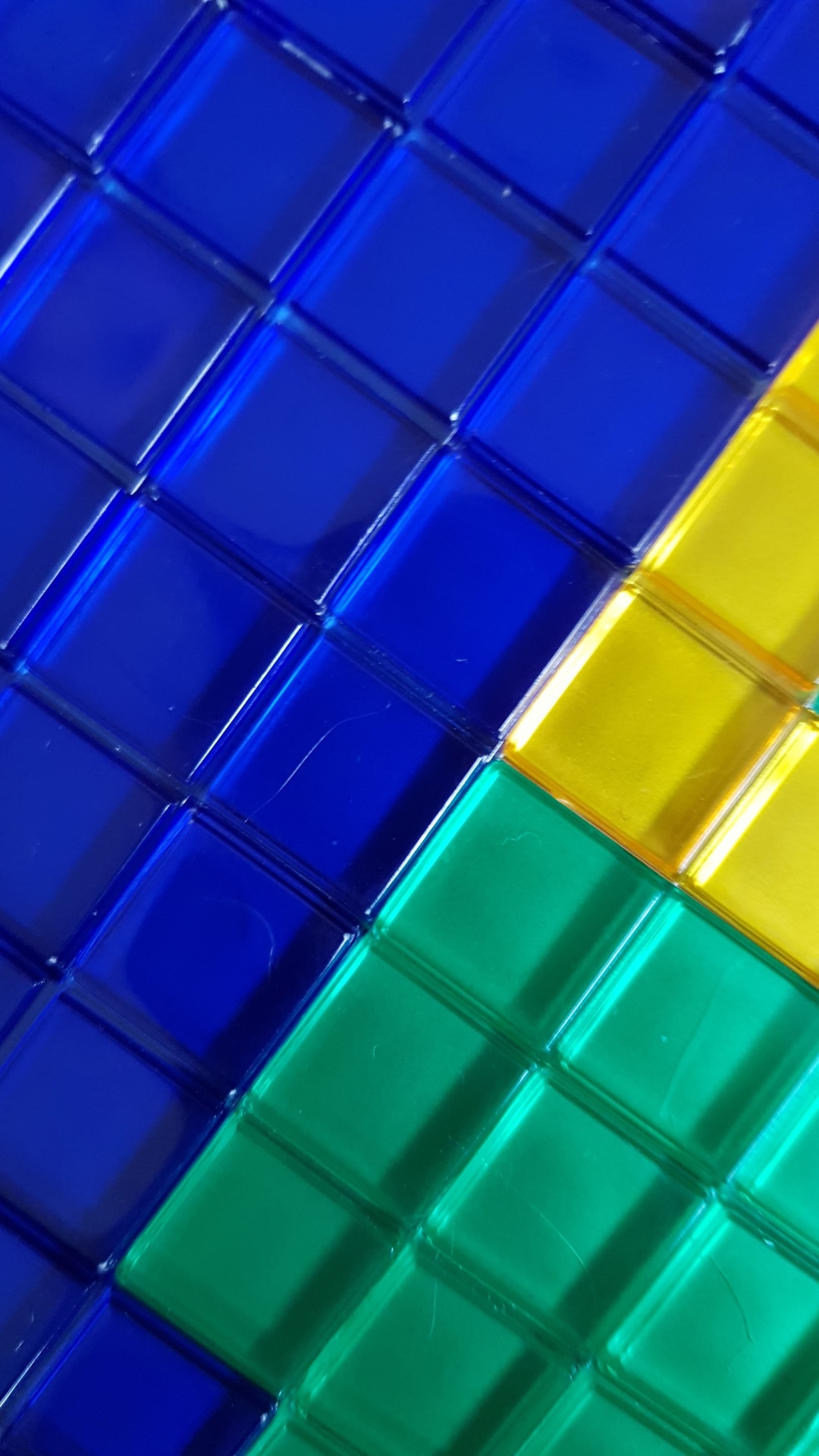 Обои синий кобальт, синий, электрик, желтый, бирюза в разрешении 1080x1920