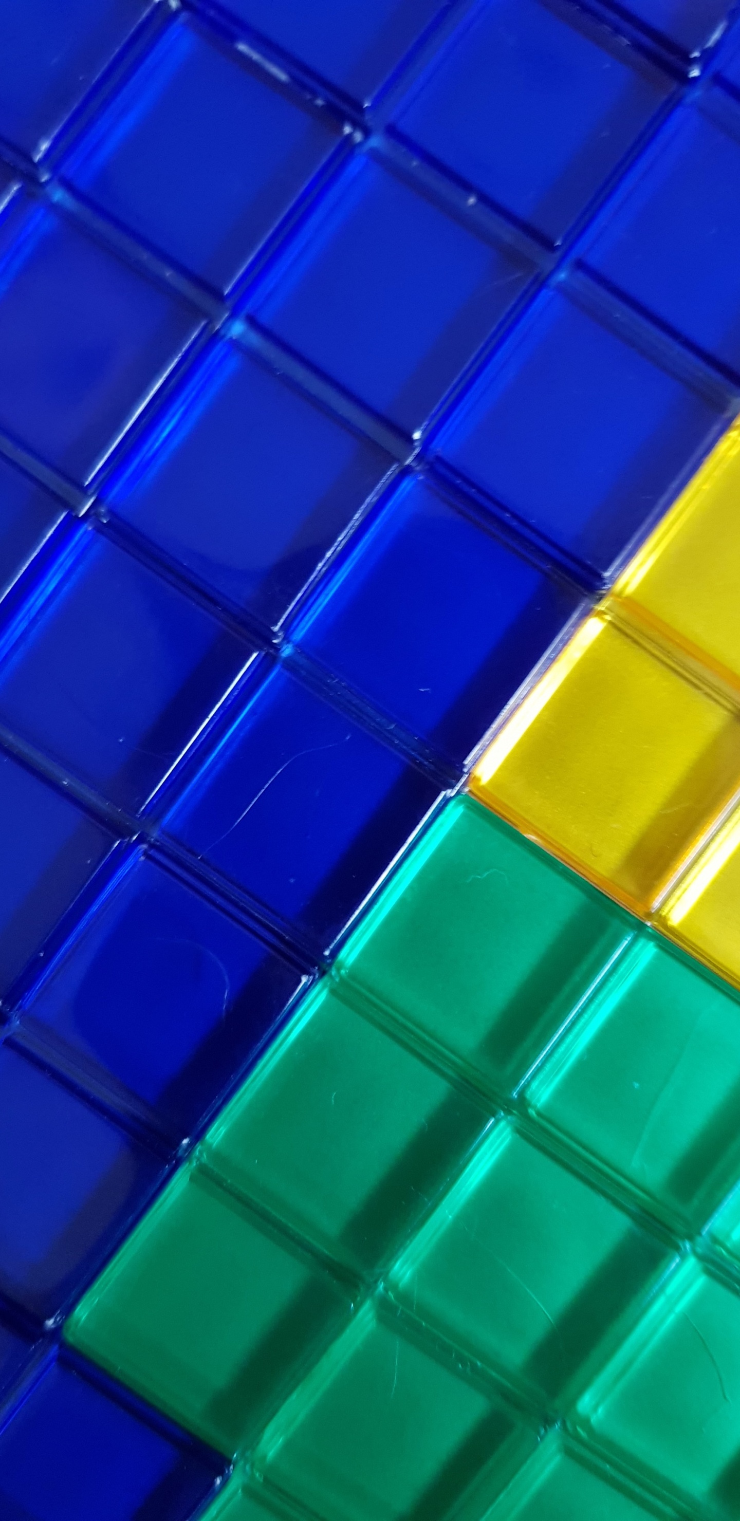 Обои синий кобальт, синий, электрик, желтый, бирюза в разрешении 1440x2960