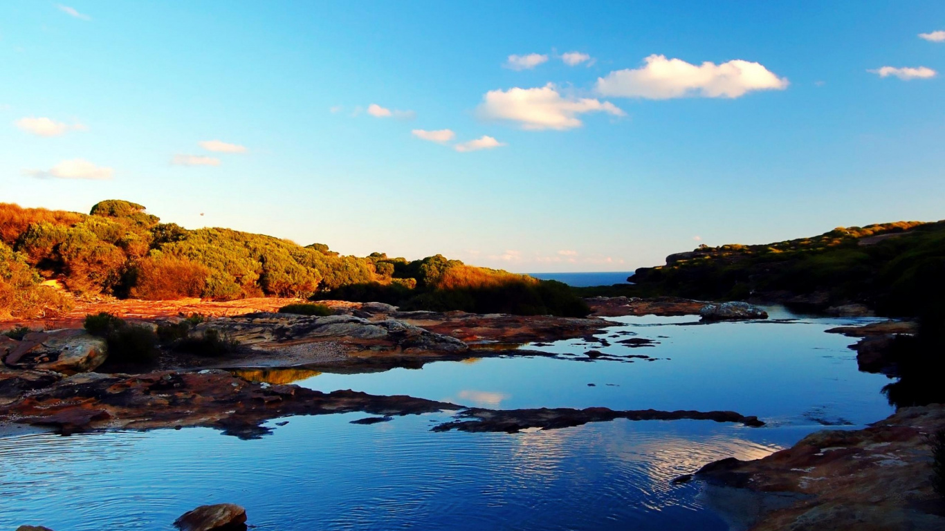 Обои Королевский Национальный Парк, природа, вода, побережье, берег в разрешении 1366x768