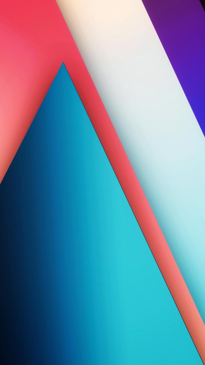 Обои свет, красочность, лазурный, треугольник, Апельсин в разрешении 720x1280