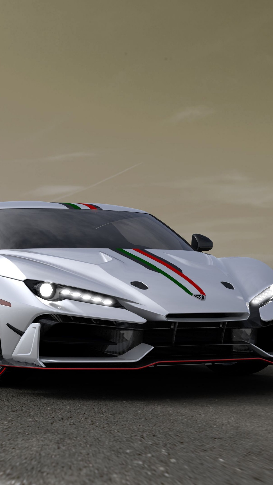 Обои italdesign автомобиль, Italdesign Джуджаро, italdesign zerouno, легковые автомобили, концерн Volkswagen в разрешении 1080x1920