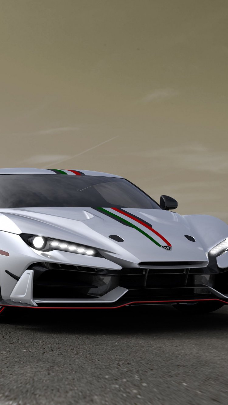 Обои italdesign автомобиль, Italdesign Джуджаро, italdesign zerouno, легковые автомобили, концерн Volkswagen в разрешении 750x1334