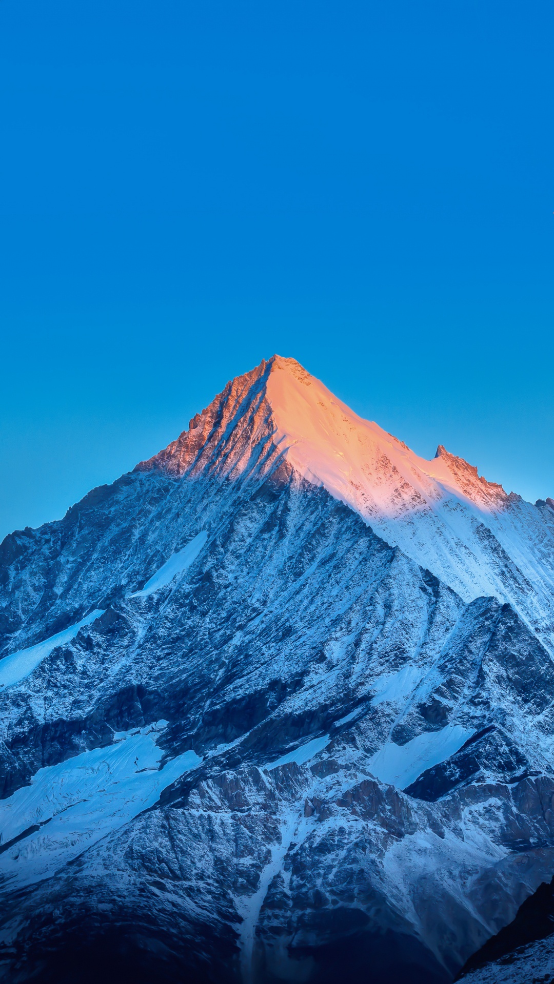 Обои саммит, гора, снег, склон, облако в разрешении 1080x1920