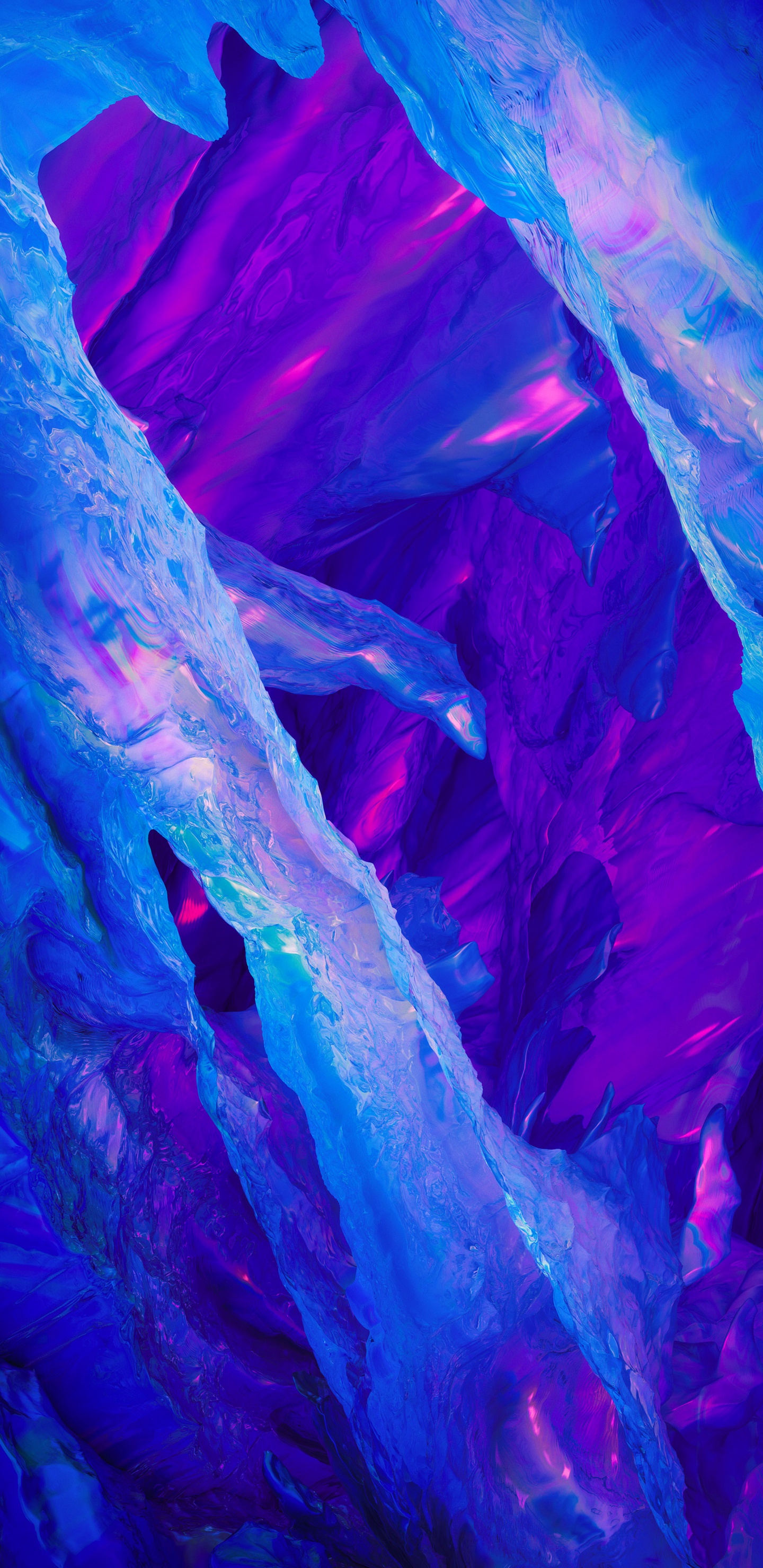 Обои OnePlus 6, смартфон, андроид, амолед, синий в разрешении 1440x2960