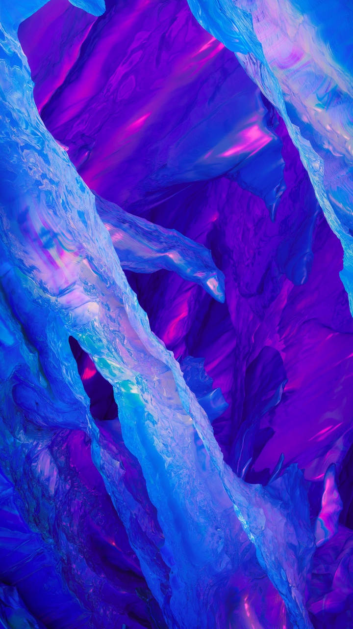 Обои OnePlus 6, смартфон, андроид, амолед, синий в разрешении 720x1280