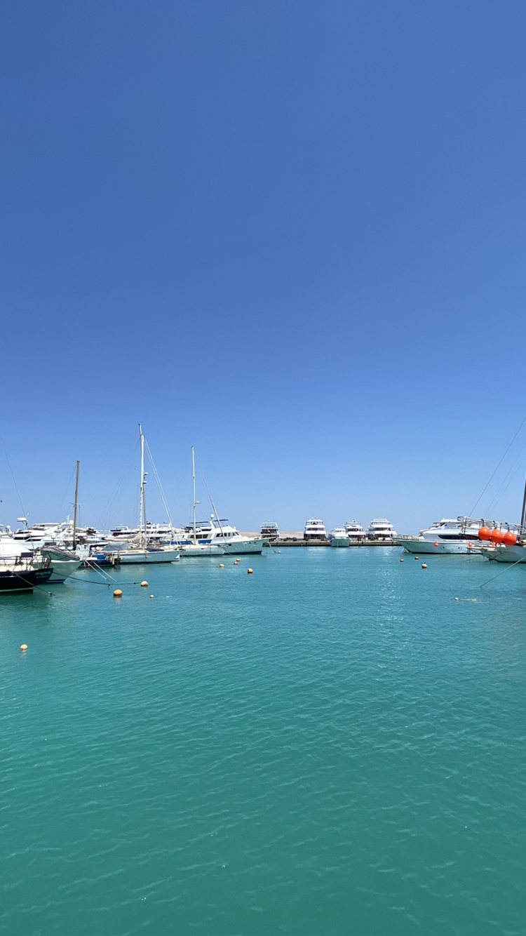 Обои Марина, судно, лодка, мачта, водный путь в разрешении 750x1334