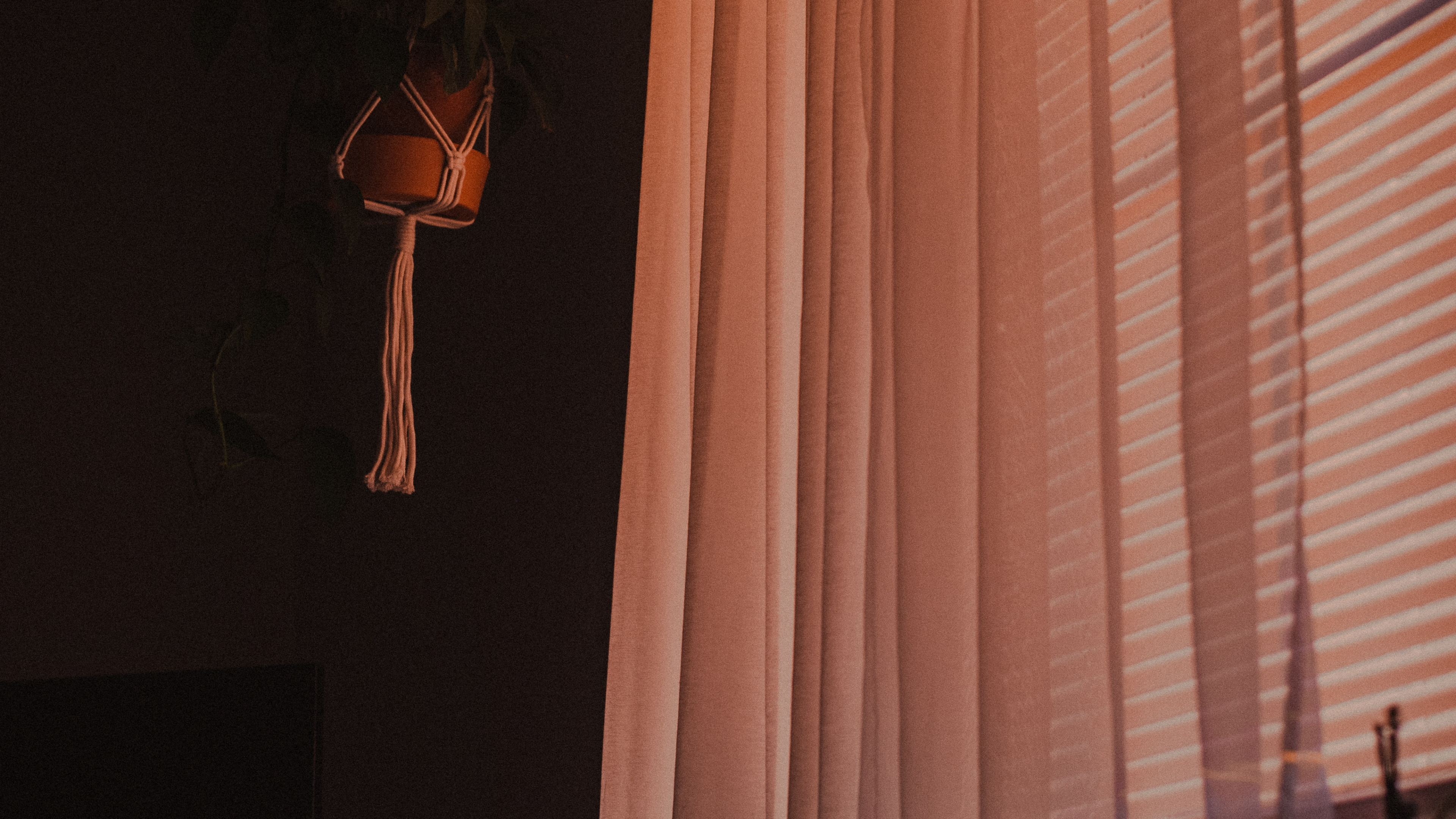 Обои дизайн интерьера, ткань, Жалюзи Оттенки, дизайн, освещение в разрешении 3840x2160