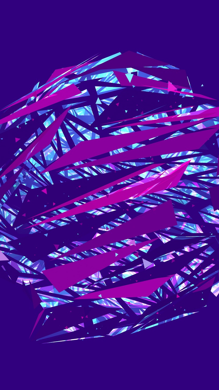 Обои арт, абстрактное искусство, Фиолетовый, пурпур, розовый в разрешении 720x1280