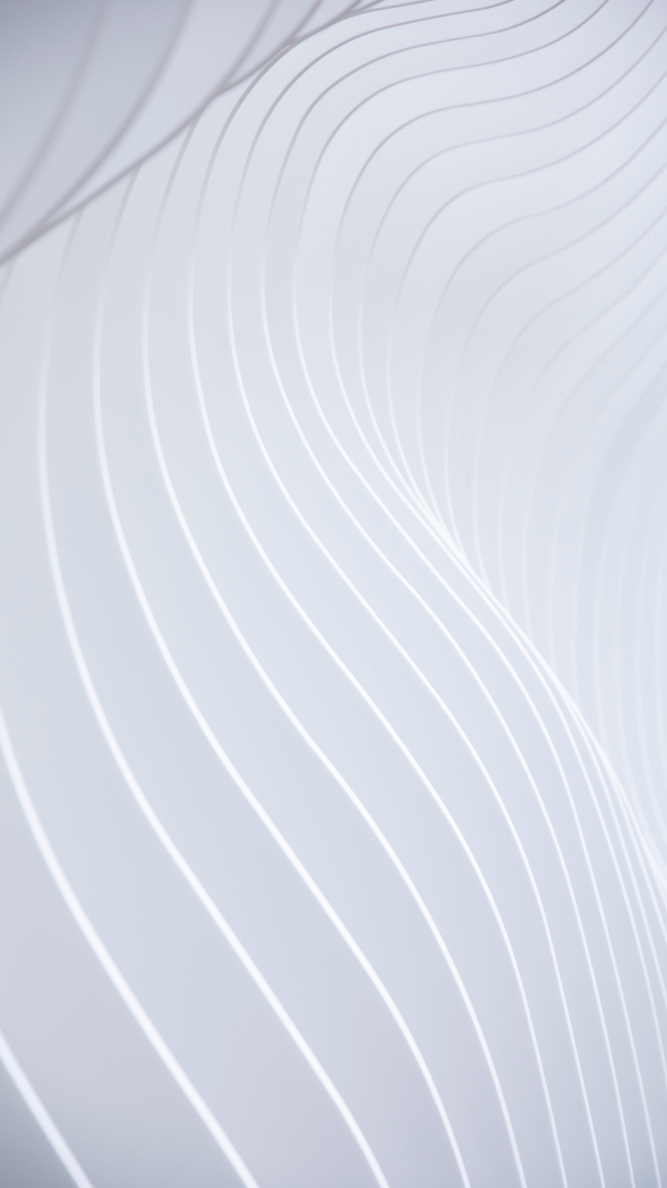 Обои белые, линия, узор, металл, жулик в разрешении 750x1334