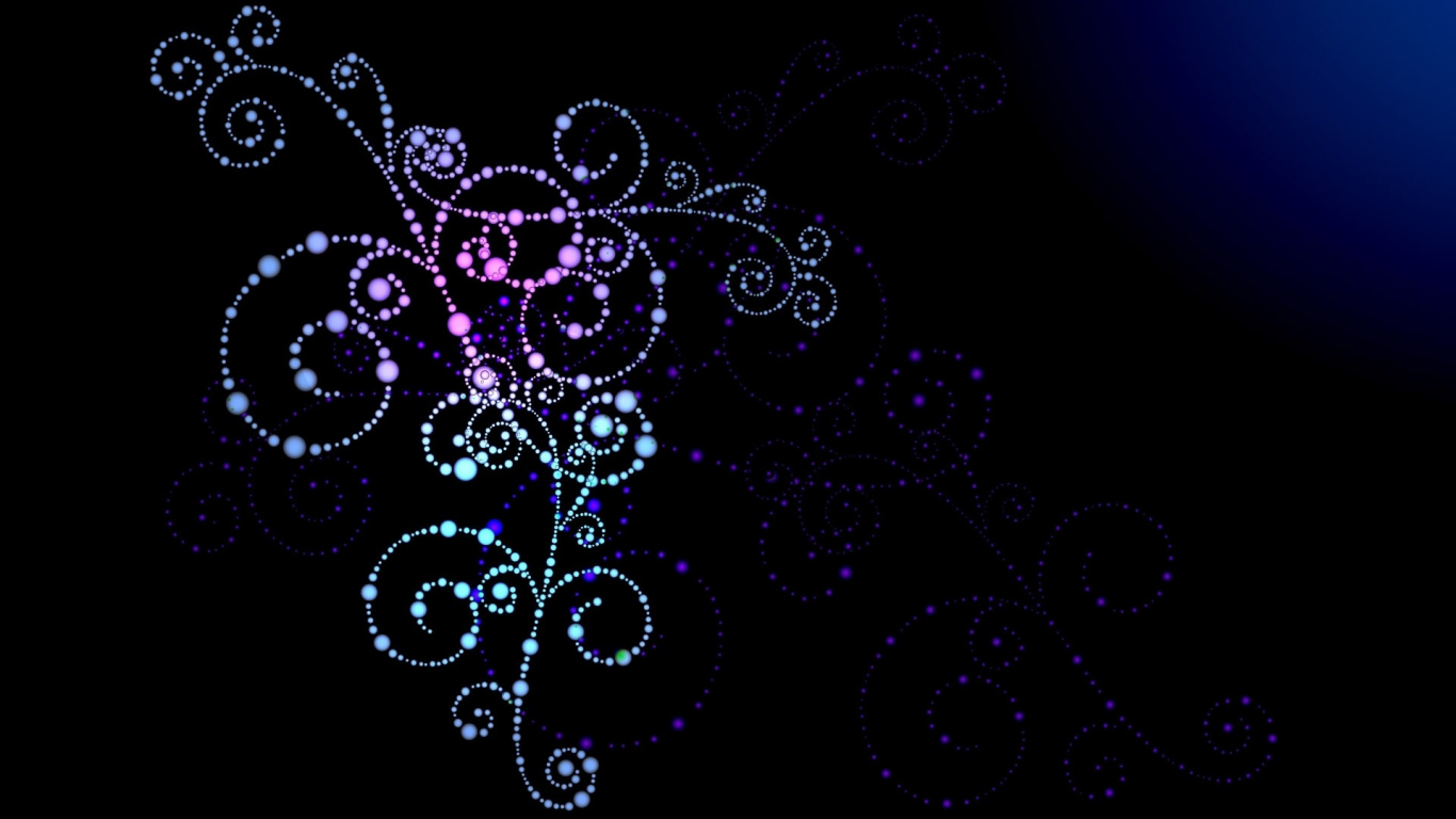 Обои пурпур, черный, графический дизайн, дизайн, текст в разрешении 1366x768