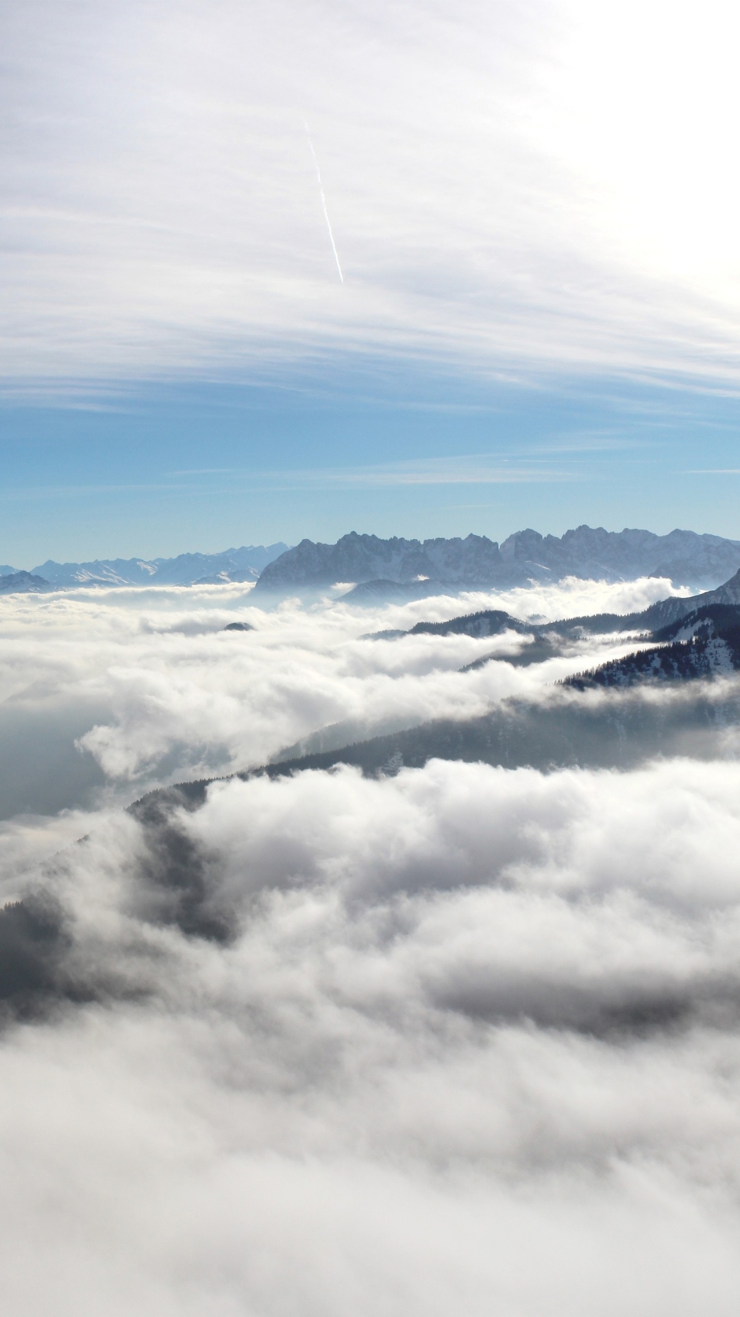 Обои горный рельеф, гора, облако, горный хребет, хребет в разрешении 1080x1920