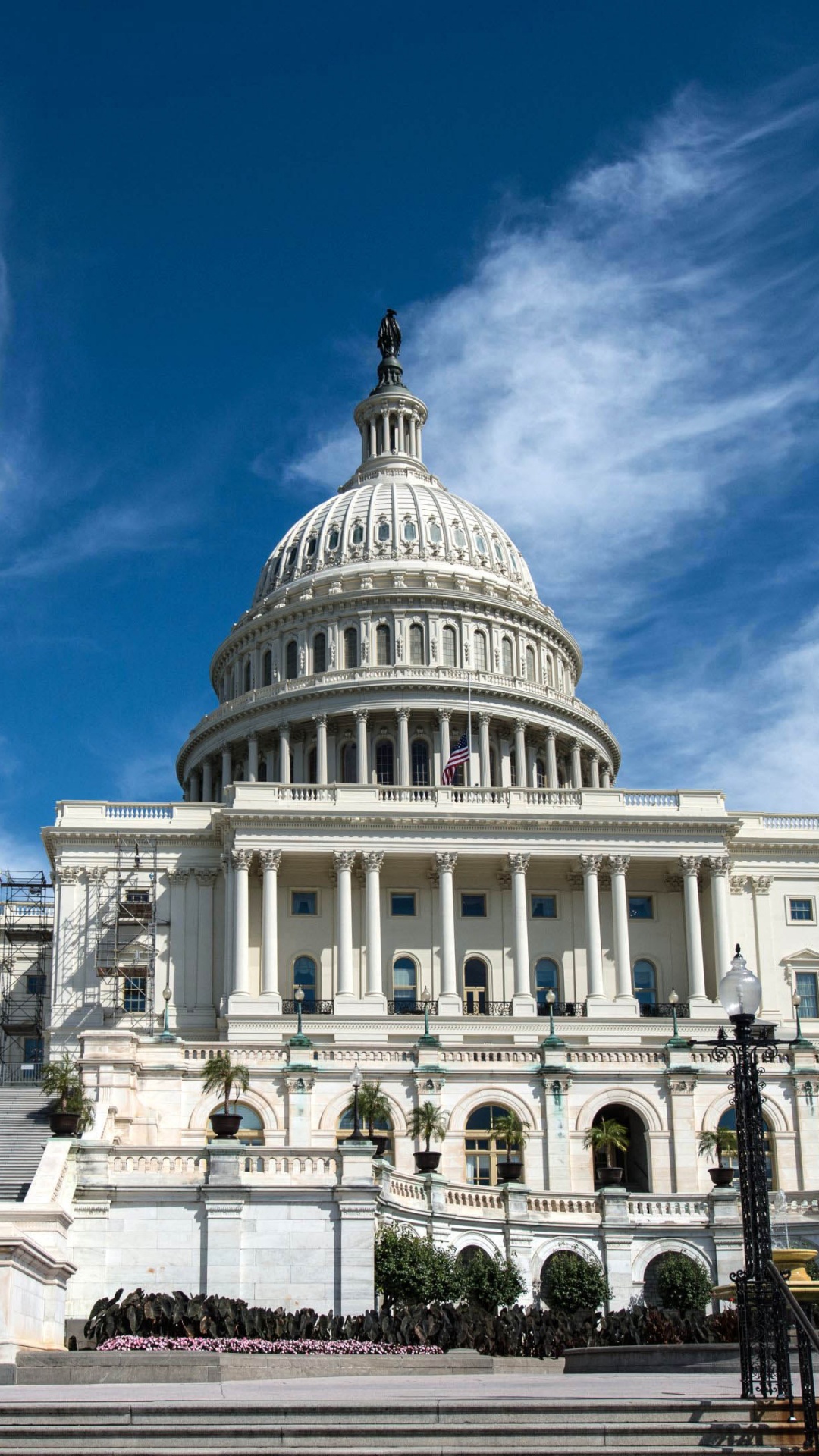 Обои Капитолий США, ориентир, здание, классическая архитектура, купол в разрешении 1080x1920