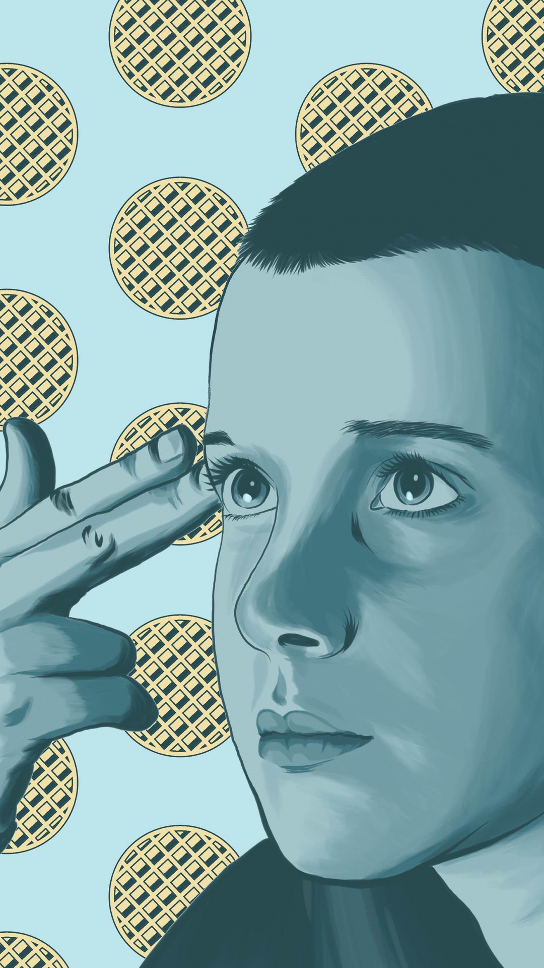 Обои Странные Вещи, одиннадцать лет, банкнота, иллюстрация, деньги в разрешении 1080x1920