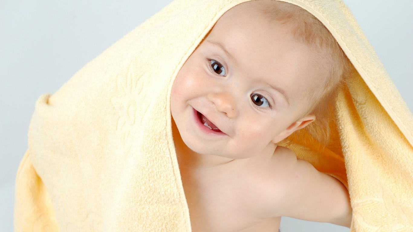 Обои младенец, привлекательность, ребенок, красота, щека в разрешении 1366x768