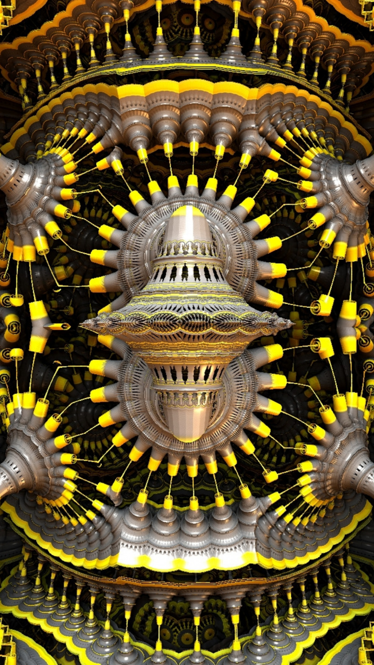 Обои узор, планшет, смартфон, глаз, свет в разрешении 750x1334