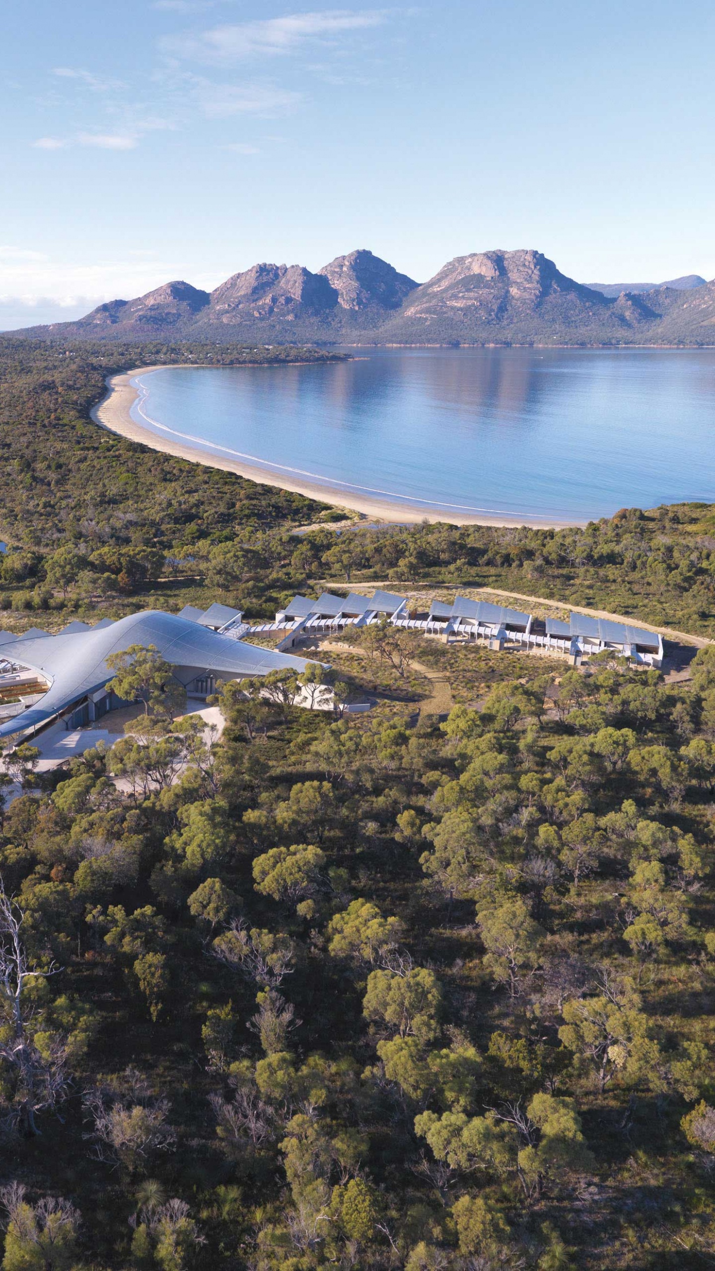 Обои Фрейсине Где, Полуостров Фрейсине, жилье, гора, природный заповедник в разрешении 1440x2560