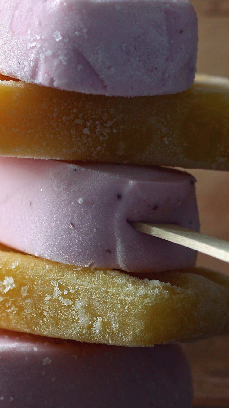 Обои замороженный десерт, пища, ингредиент, сладость, фрукты в разрешении 750x1334