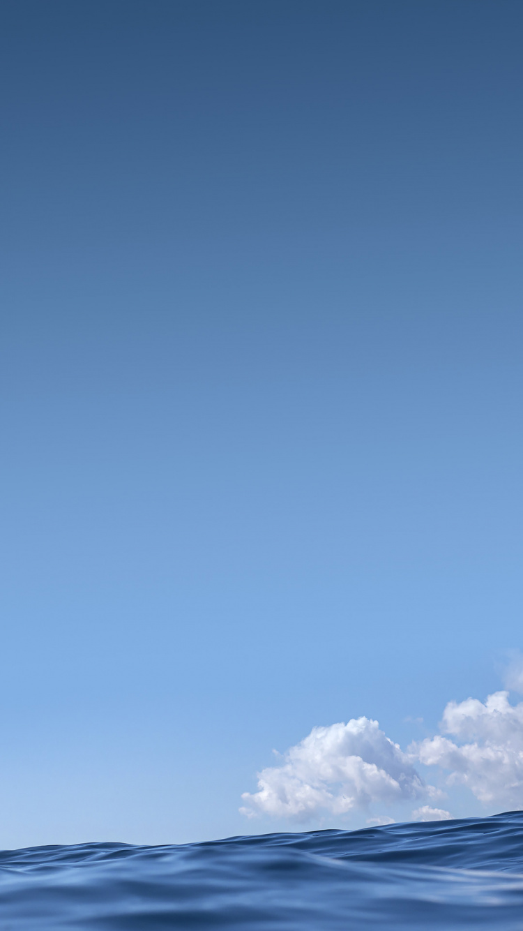 Обои синий, дневное время, атмосфера, жидкий, жидкость в разрешении 750x1334