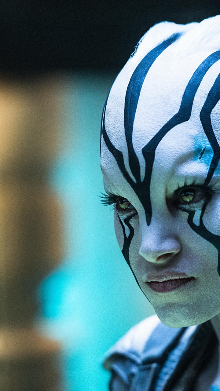 Обои Звездный Путь За Пределы, Jaylah, парамаунт пикчерз, перезагрузить, ресничка в разрешении 720x1280