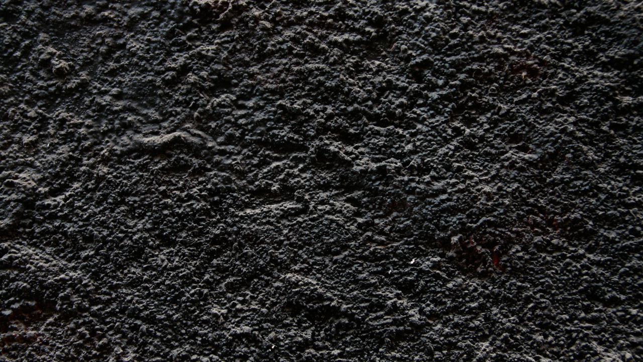 Обои почва, черный, асфальт, гранит, текстура в разрешении 1280x720