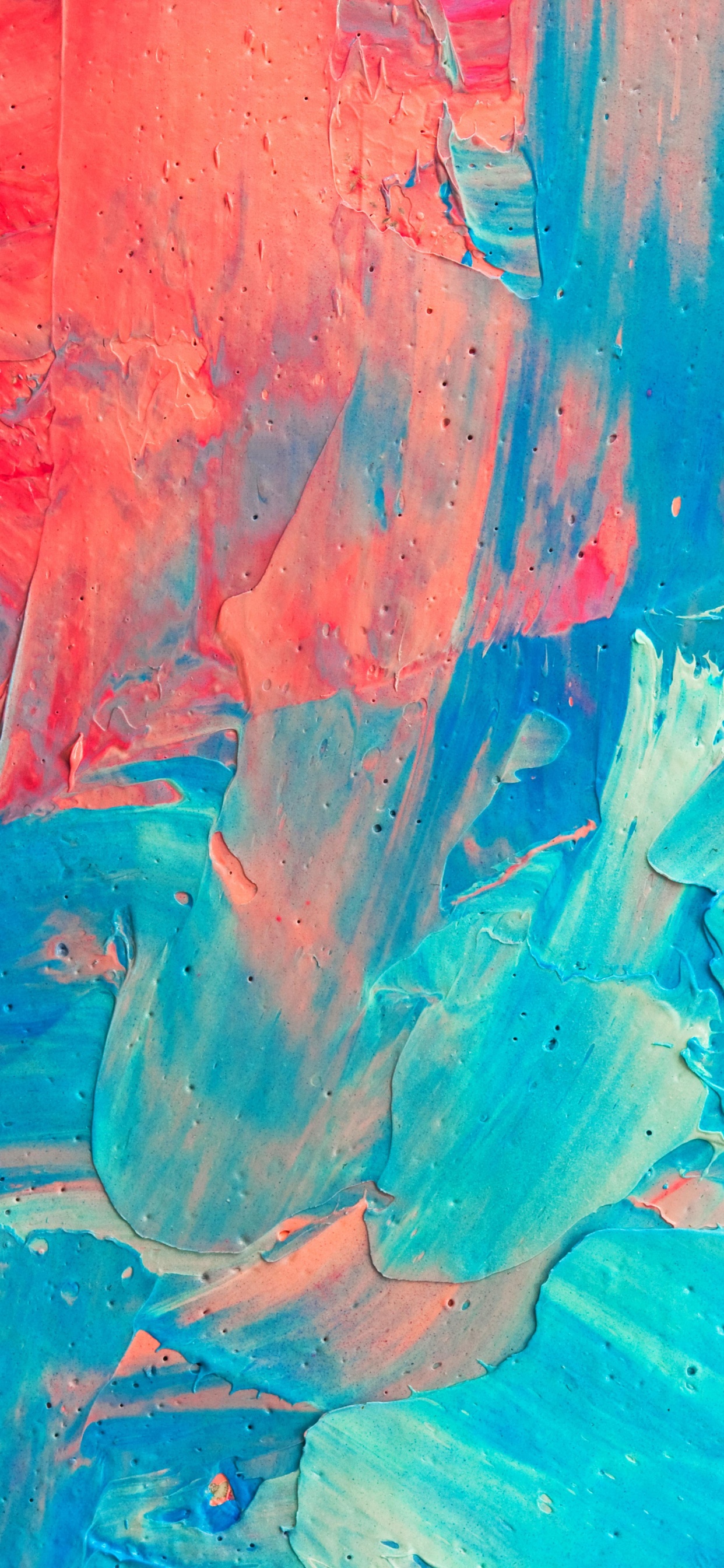 Обои живопись, арт, акриловая краска в разрешении 1242x2688