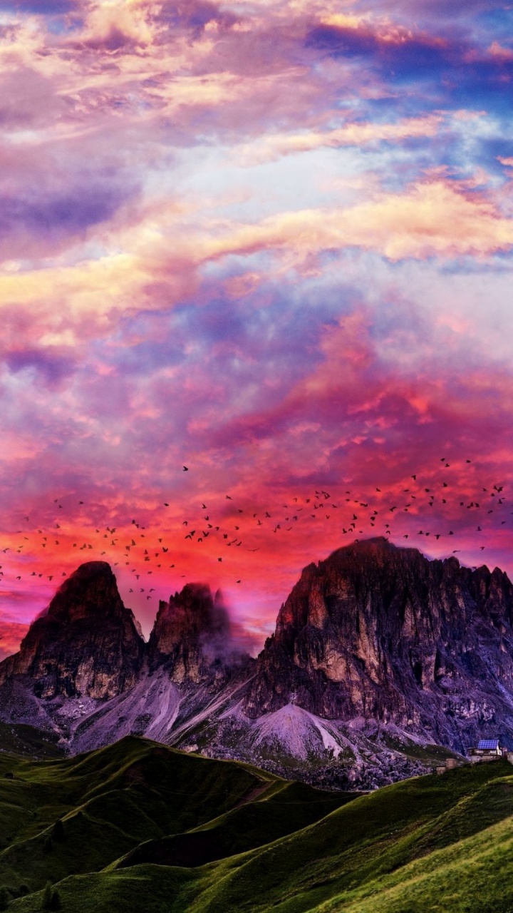 Обои заметки из подполья, облако, атмосфера, гора, экорегион в разрешении 720x1280