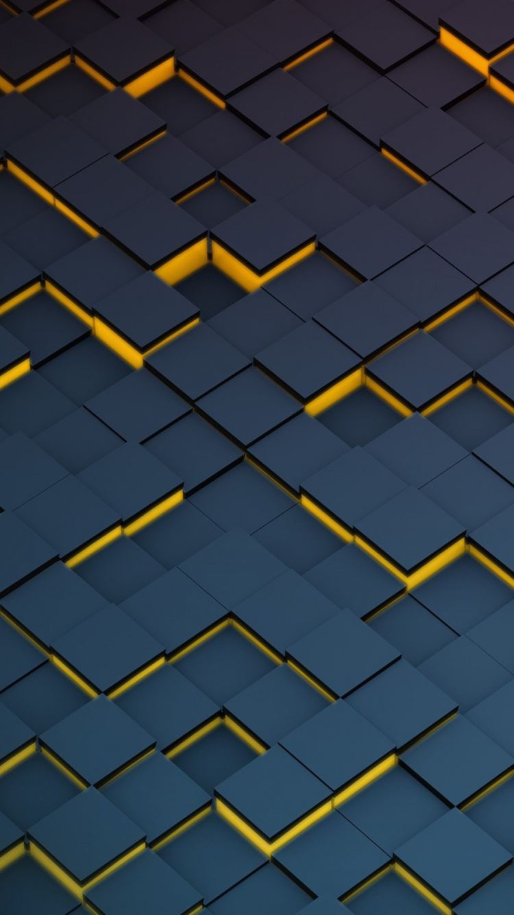 Обои узор, абстрактное искусство, черный, желтый, линия в разрешении 750x1334