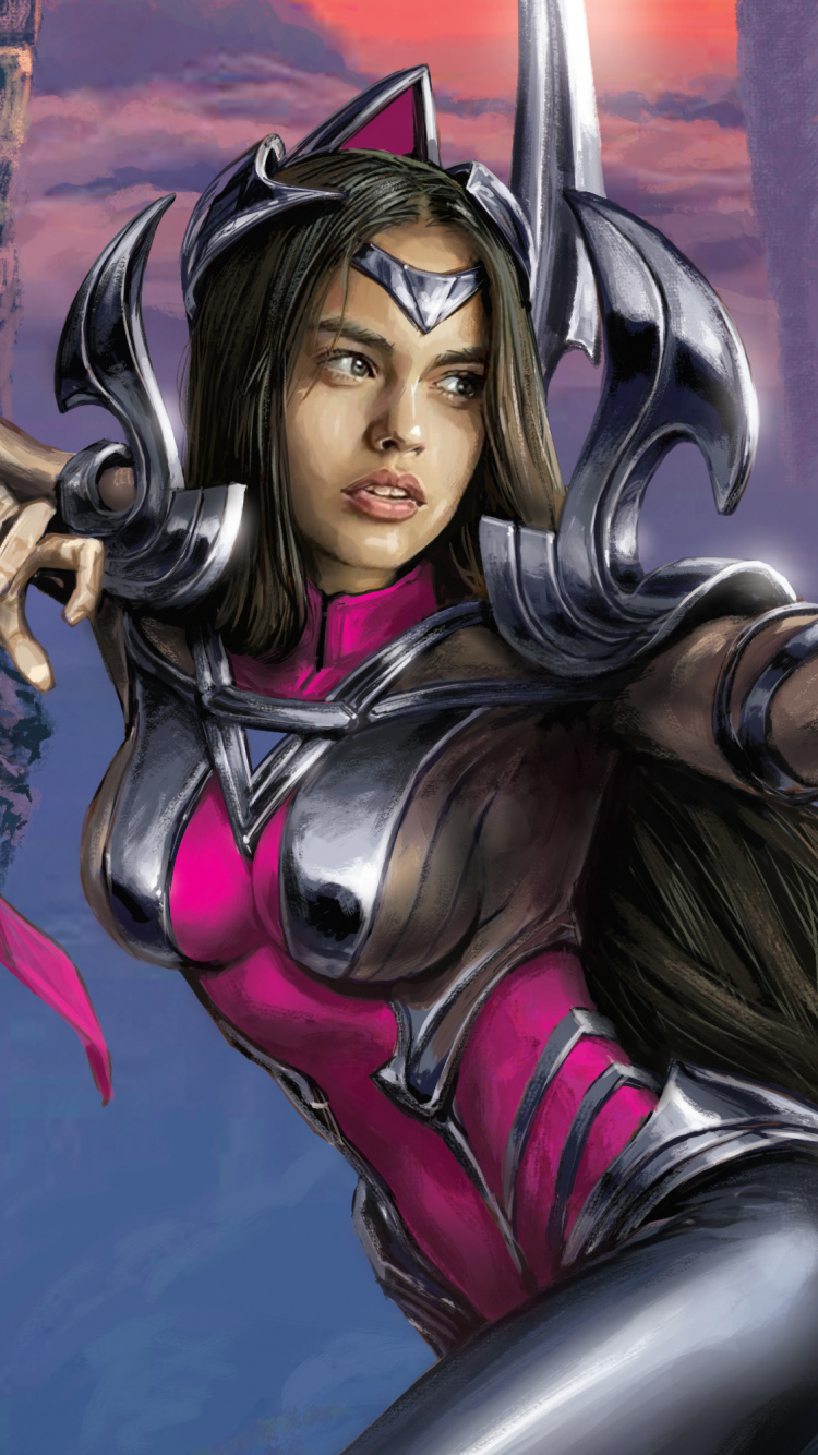 Обои Лига легенд, иллюстрация, арт, фикция, игры в разрешении 750x1334