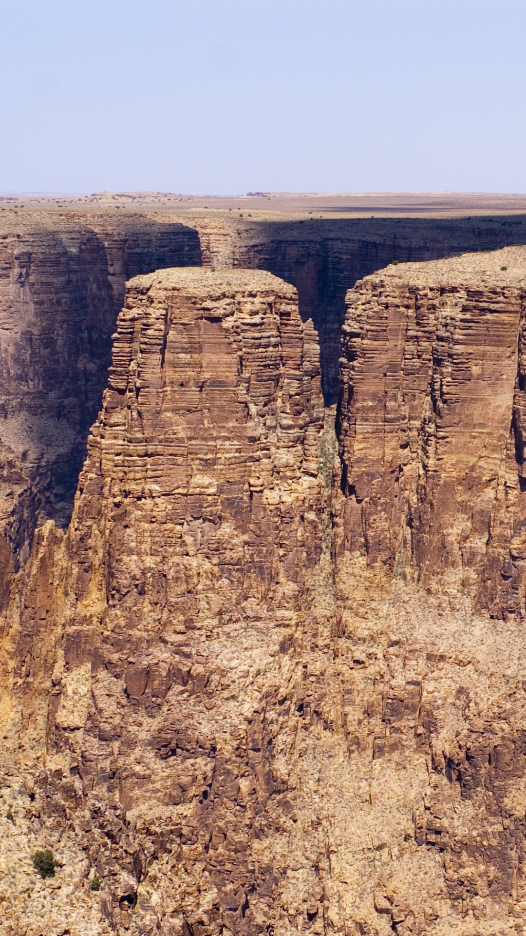 Обои большой каньон, каньон, национальный парк, бесплодные земли, формирование в разрешении 1080x1920