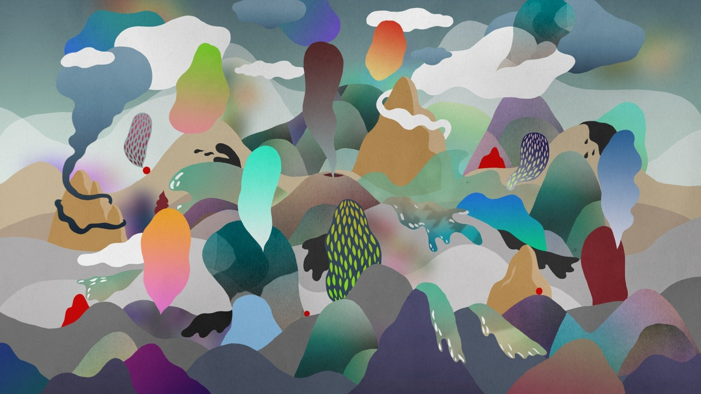 Обои иллюстрация, дизайн, узор, графический дизайн, визуальное искусство в разрешении 1366x768