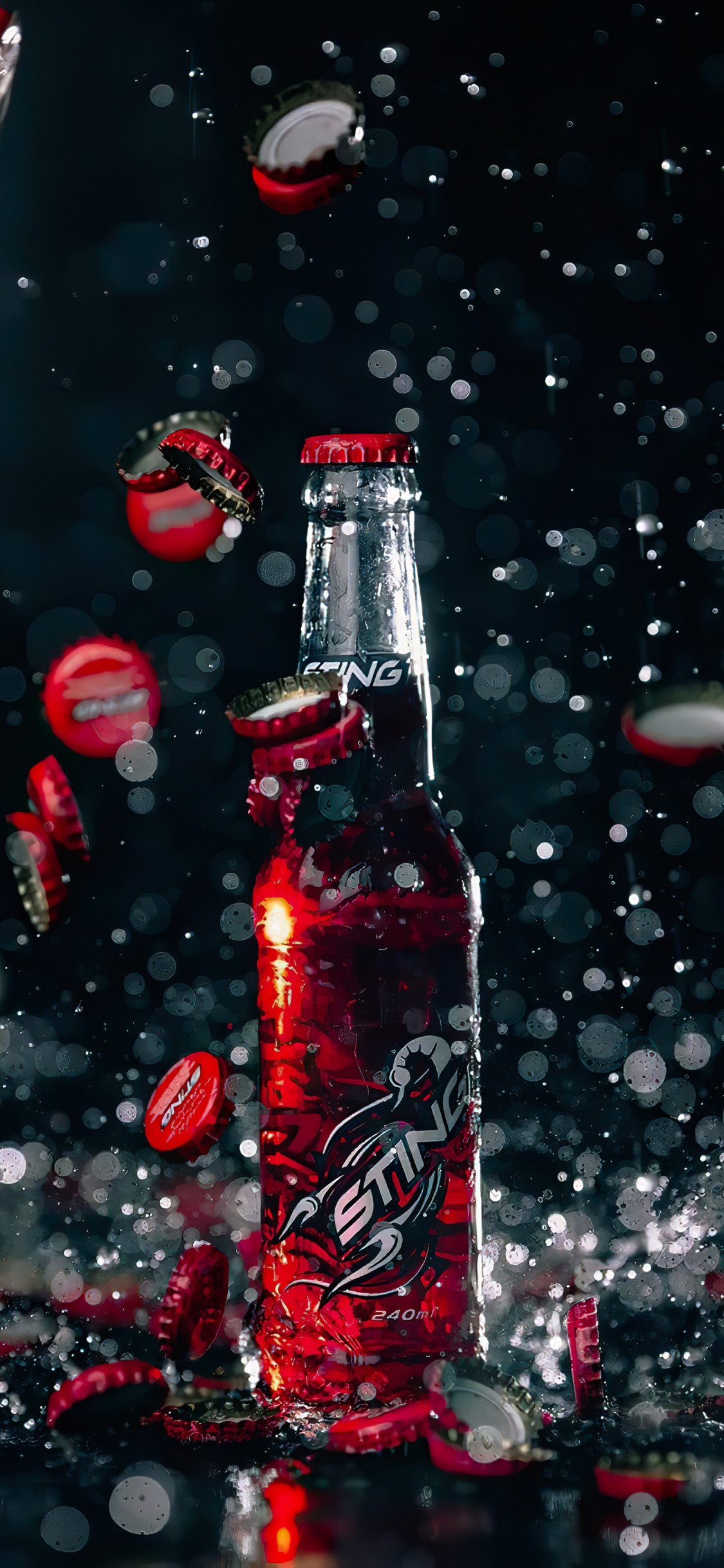 Обои пластиковая бутылка, газированный напиток, стеклянная бутылка, бутылка, жидкий в разрешении 1125x2436