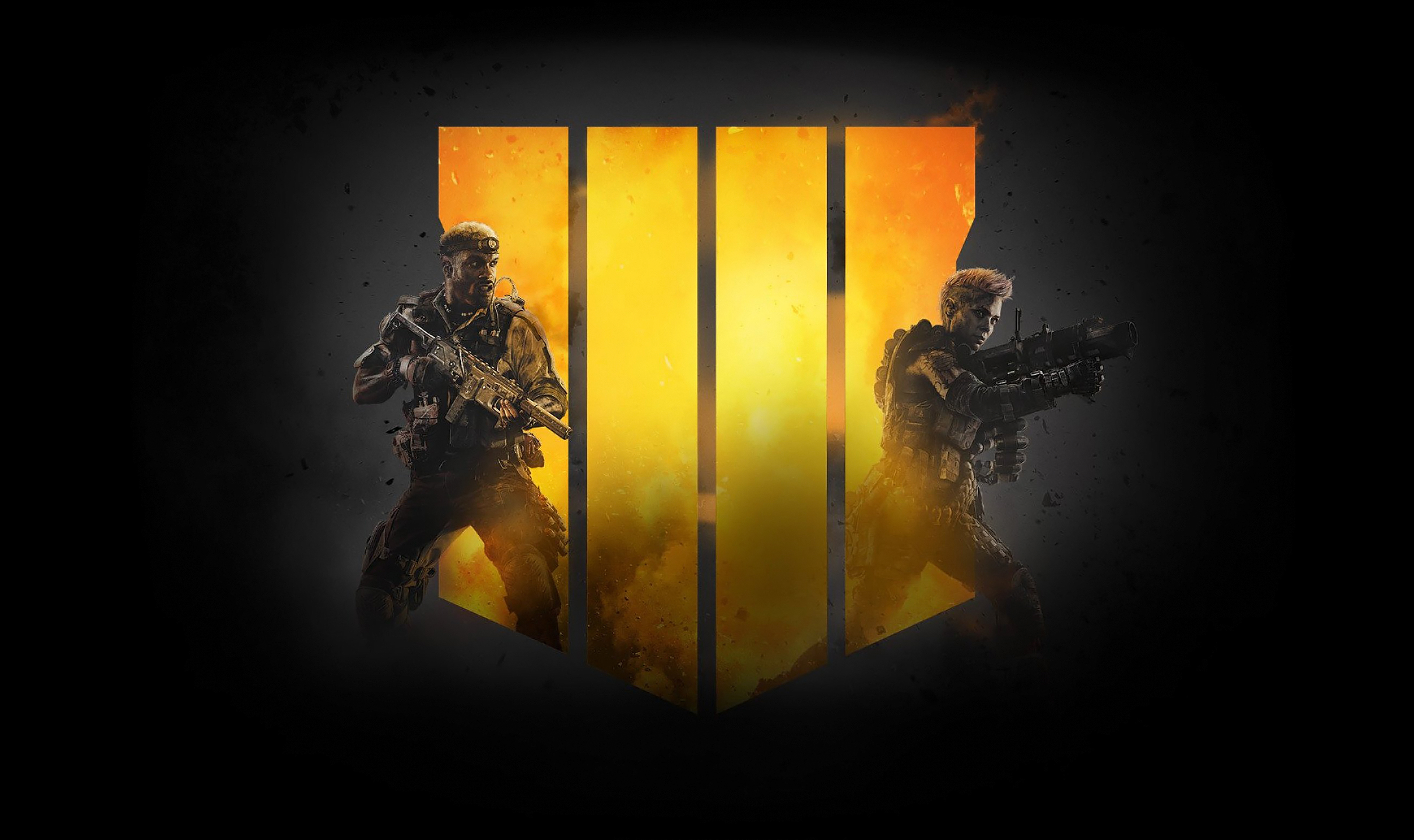 Обои видеоигра, желтый, Однопользовательская видеоигра, Call of Duty Black  Ops 4, иллюстрация - картинка на рабочий стол и фото бесплатно