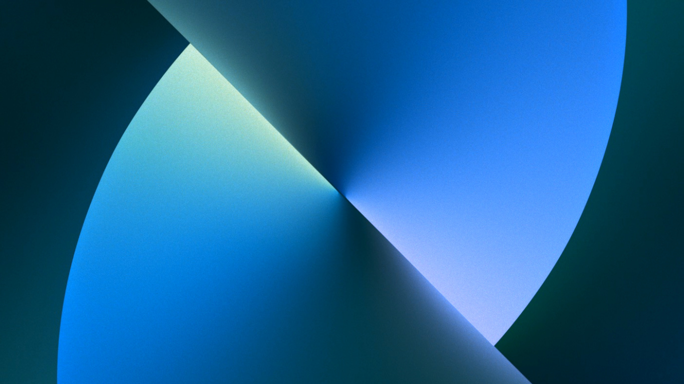 Обои яблоко, Свет-в-темный цвет схема, ios, смартфон, лазурный в разрешении 1366x768