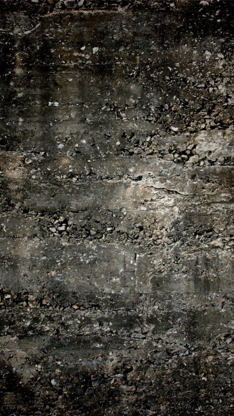 Обои текстура, гранж, стена, темнота, графика в разрешении 750x1334