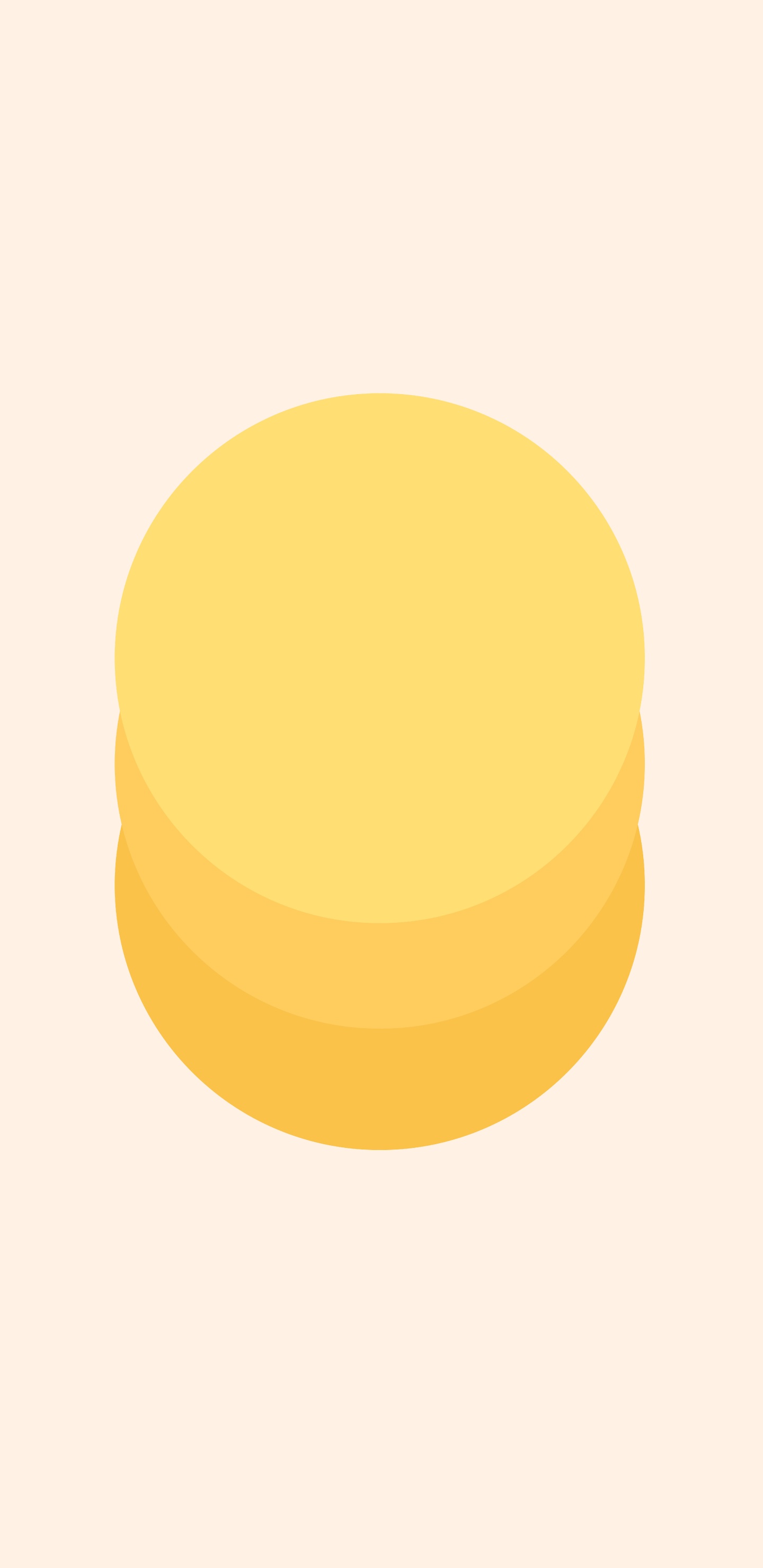 Обои Апельсин, головной убор, полутона и оттенки, круг, персик в разрешении 1440x2960