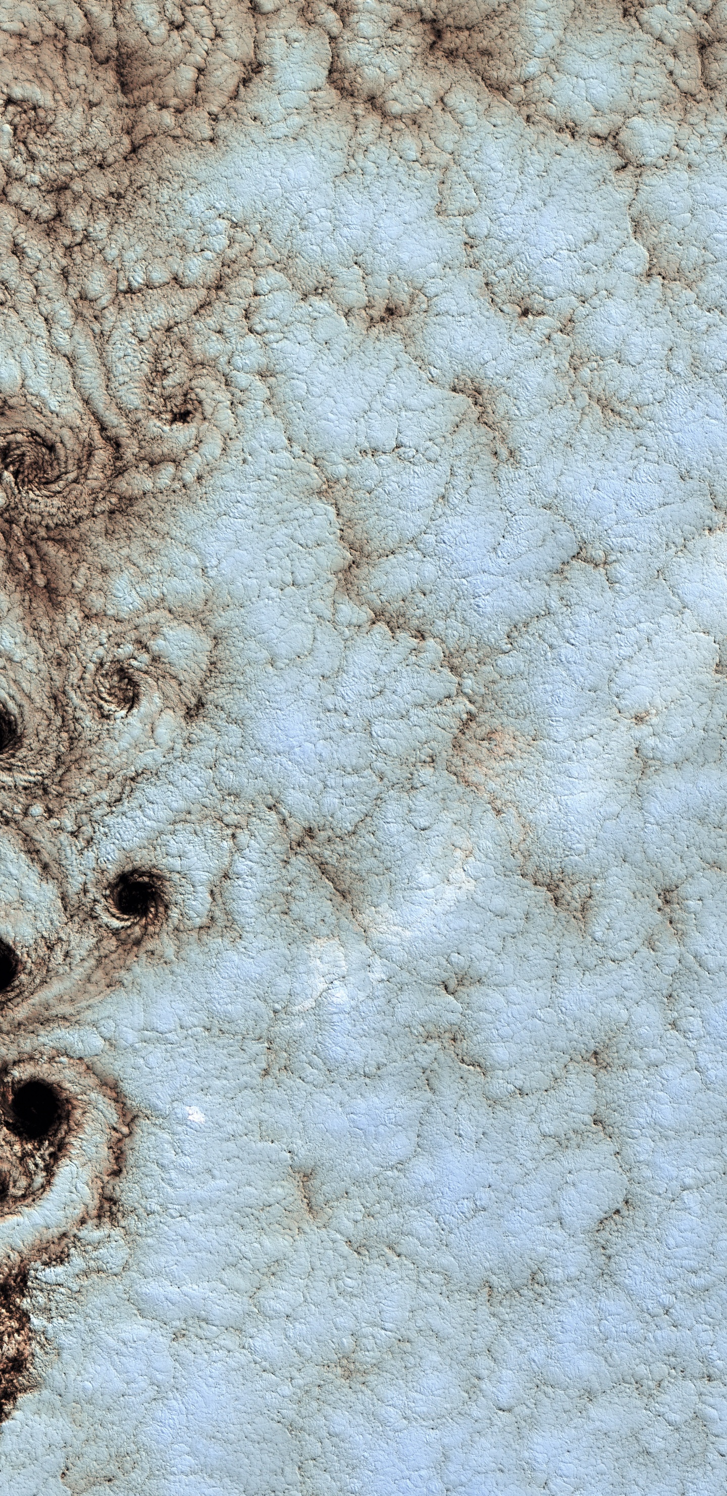 Обои НАСА, Вихрь Krmn улица, земля, вихрь, облако в разрешении 1440x2960