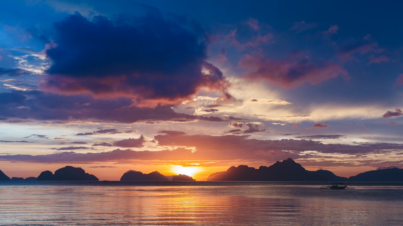 Обои андроид, облако, вода, гидроресурсы, атмосфера в разрешении 1366x768