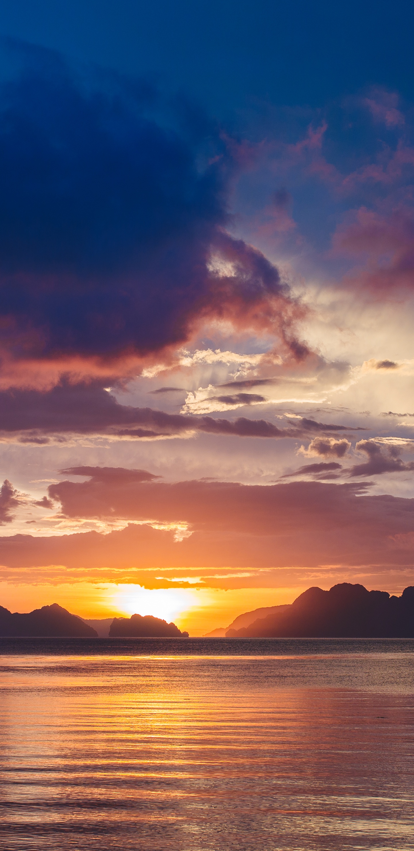 Обои андроид, облако, вода, гидроресурсы, атмосфера в разрешении 1440x2960