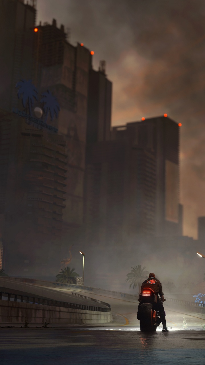 Обои Киберпанк 2077, cd projekt, компьютерная игра, метрополия, игры в разрешении 720x1280