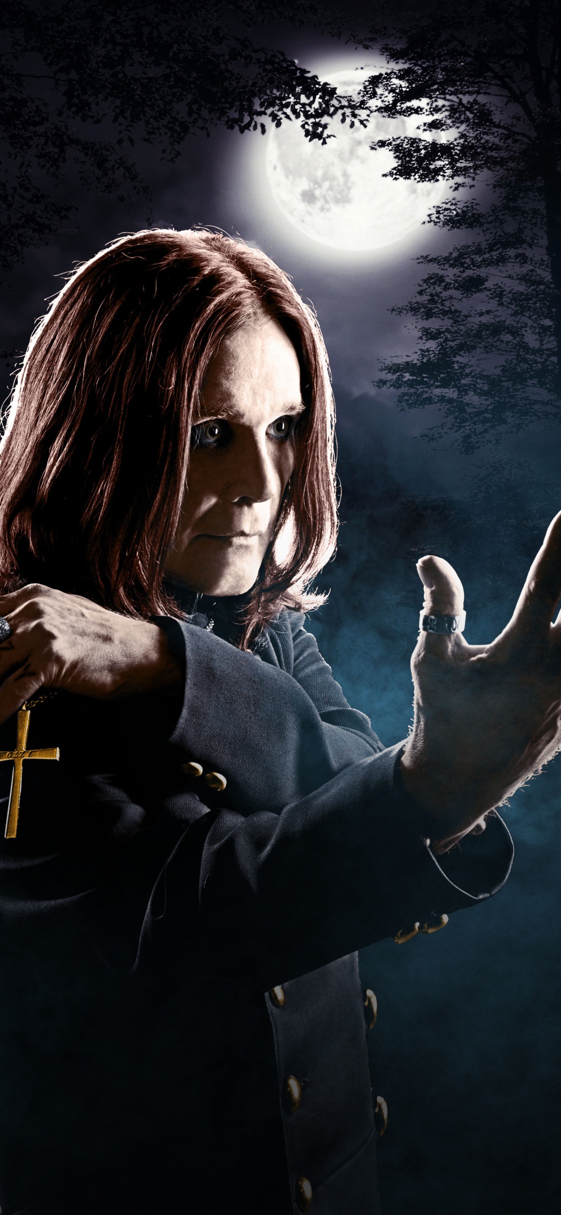 Обои No More Tours II, Блэк Саббат, темнота, концертный тур, музыкальный исполнитель в разрешении 1125x2436